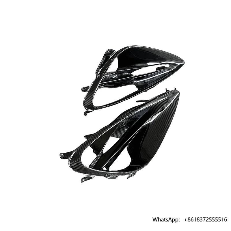 Dry Carbon Fiber Car Front Lamp Shade for Mclaren 720S Headlights Frame Lamp Cover Exterior Accessories
Dry Carbon Fiber Car Front Lamp Shade for Mclaren 720S Headlights Frame Lamp Cover Exterior Accessories