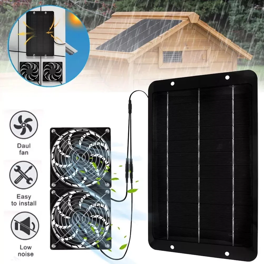 40W Solar Panel Fan Solar Powered Exhaust Fan Monocrystalline Silicone For Homes RVs Greenhouses Utility Rooms Pet Houses
40W Solar Panel Fan Solar Powered Exhaust Fan Monocrystalline Silicone For Homes RVs Greenhouses Utility Rooms Pet Houses