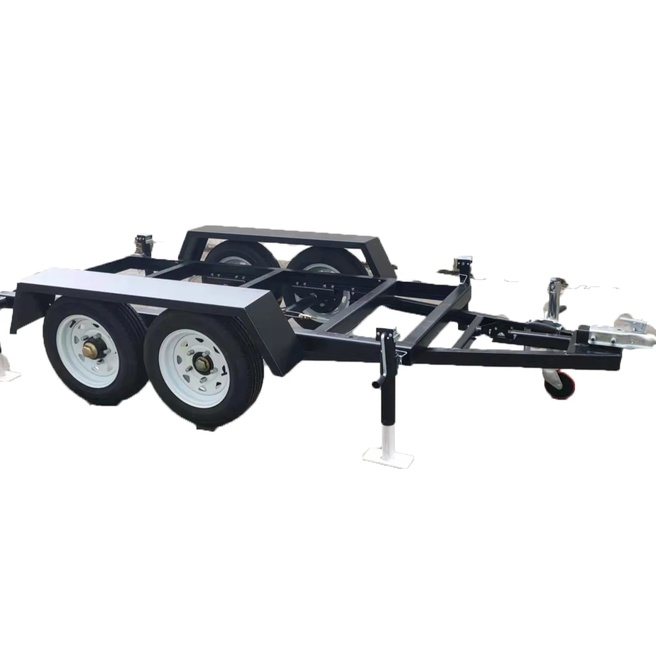 Customizable High Quality Trailer Frame Chassis 4 Wheels
Customizable High Quality Trailer Frame Chassis 4 Wheels