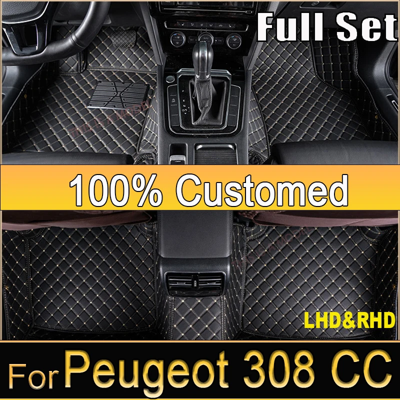 Автомобильные коврики для Peugeot 308 CC T7 2008 ~ 2013, водонепроницаемые защитные коврики, кожаные коврики, автомобильные аксессуары
Автомобильные коврики для Peugeot 308 CC T7 2008 ~ 2013, водонепроницаемые защитные коврики, кожаные коврики, автомобильные аксессуары