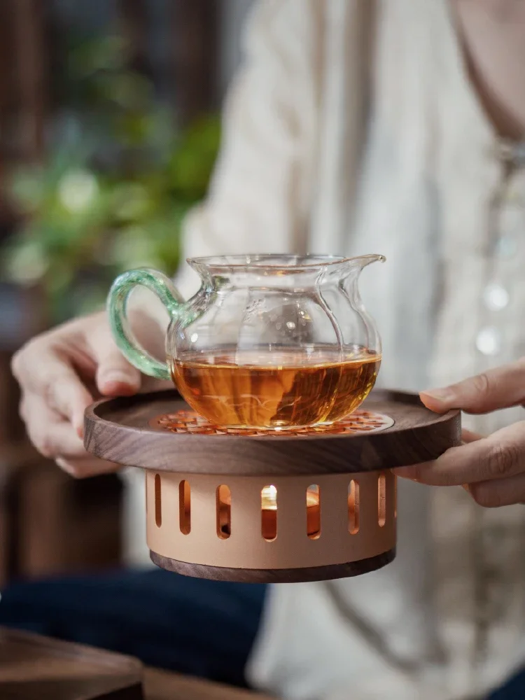 Warm Tea Stove Black Walnut Solid Wood Tea Table Tea Set Original Candle Insulation Heating Warm
Warm Tea Stove Black Walnut Solid Wood Tea Table Tea Set Original Candle Insulation Heating Warm
