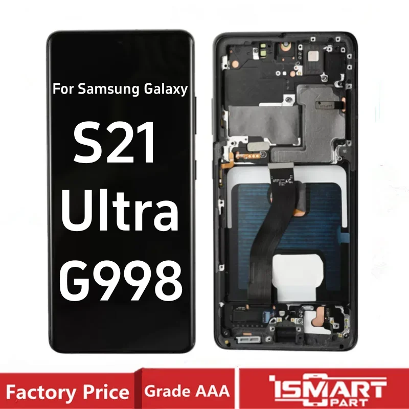 OLED/TFT для Samsung Galaxy S21 Ultra ЖК-дисплей с дигитайзером сенсорного экрана, детали S21U 5G G998B, замена ЖК-дисплея 6,78 дюйма
OLED/TFT для Samsung Galaxy S21 Ultra ЖК-дисплей с дигитайзером сенсорного экрана, детали S21U 5G G998B, замена ЖК-дисплея 6,78 дюйма