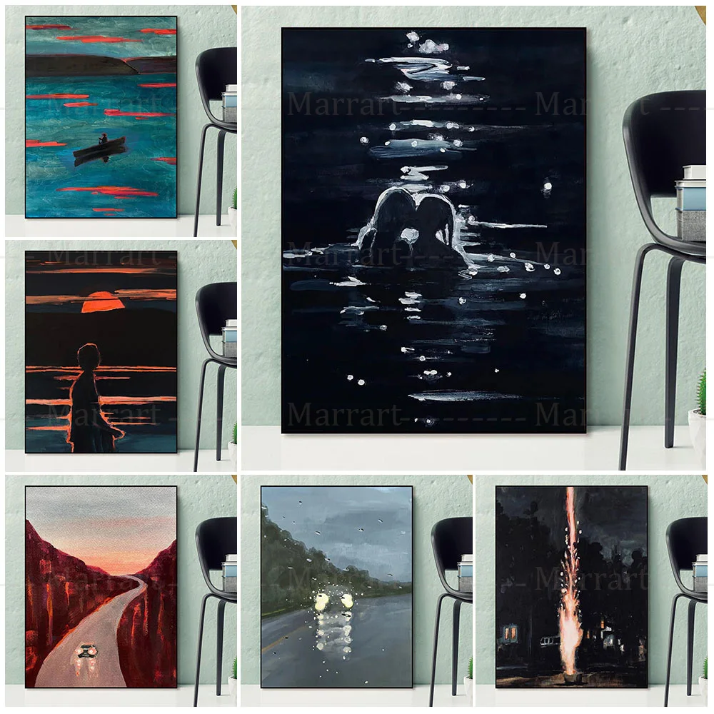 Abstract Artistic Conception Prints Silhouette Wall Art Canvas Painting Fireworks Poster For Living Room home Decor Gift
Abstract Artistic Conception Prints Silhouette Wall Art Canvas Painting Fireworks Poster For Living Room home Decor Gift