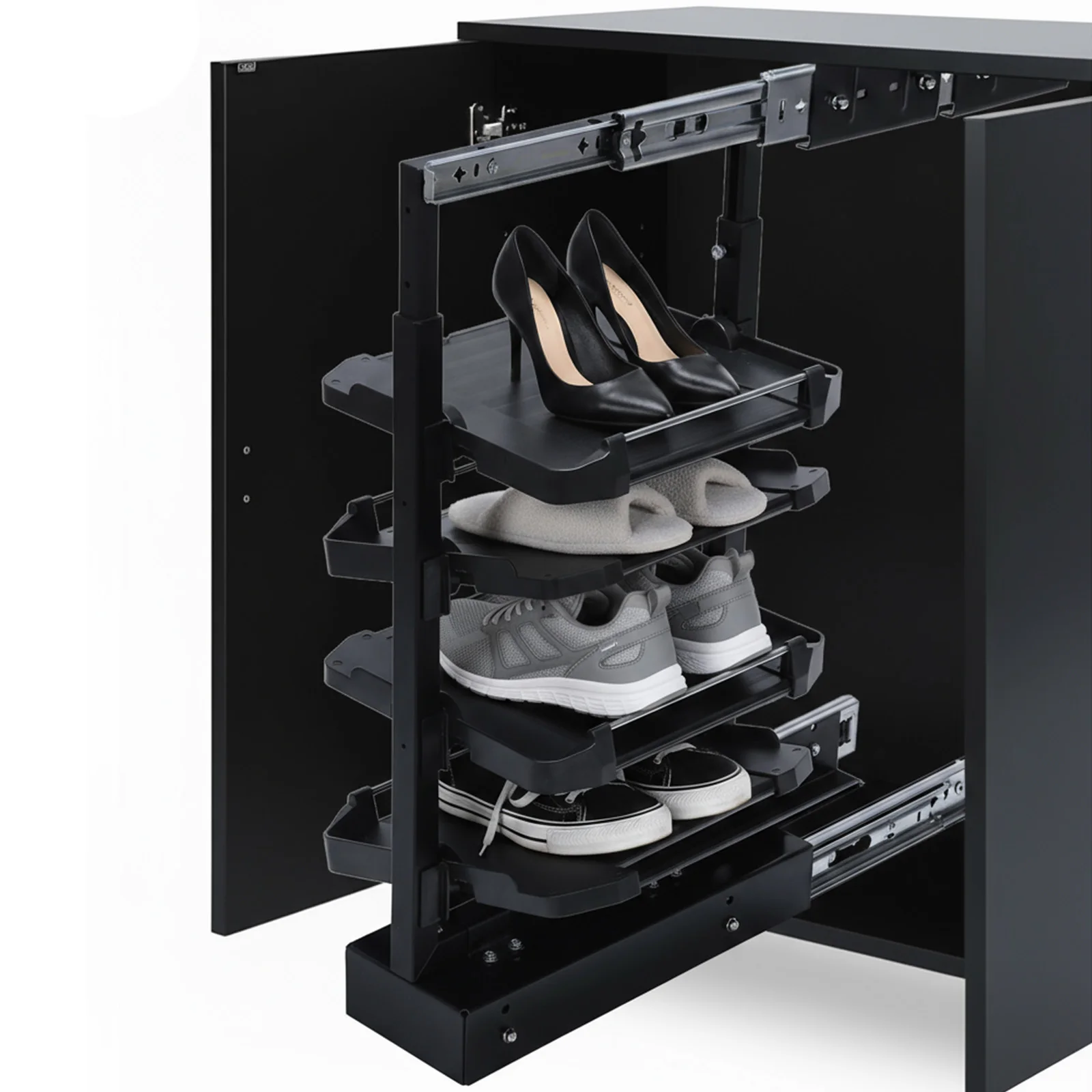 Metal Shoe Rack Pull-Out Shoe Shelf Carbon Steel Telescopic Integrated Shoes Organizer for Small Bedroom Closet Space Saving
Metal Shoe Rack Pull-Out Shoe Shelf Carbon Steel Telescopic Integrated Shoes Organizer for Small Bedroom Closet Space Saving