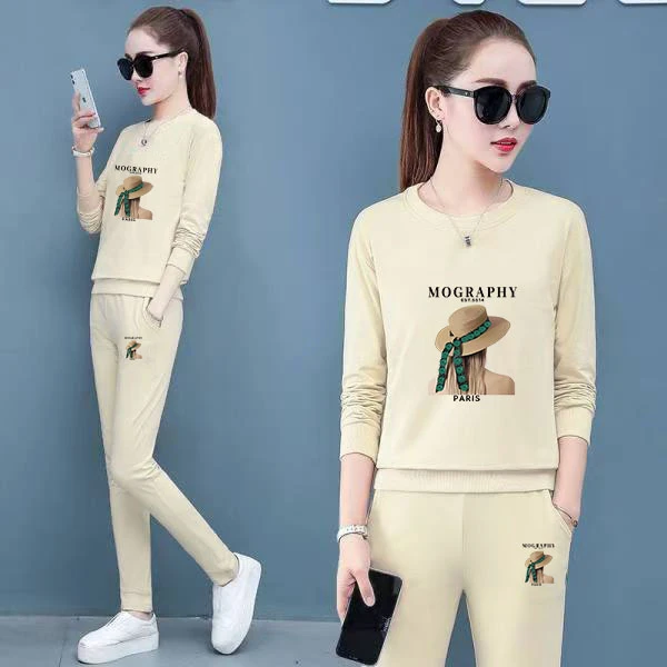 Loose Long Sleeve Sportswear Set for Women Spring Autumn New Style Lazy Fashion Sweatshirt And Slim Pants Two Piece Set Trendy
Loose Long Sleeve Sportswear Set for Women Spring Autumn New Style Lazy Fashion Sweatshirt And Slim Pants Two Piece Set Trendy
