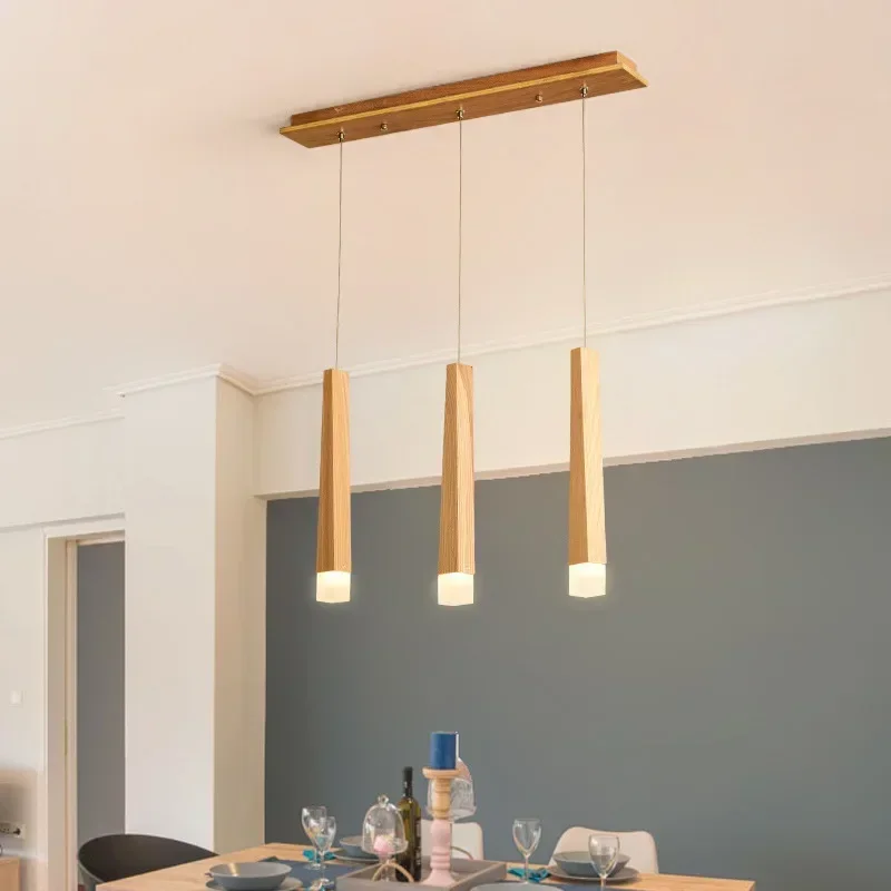 Wood Stick Pendant Light Restaurant Kitchen Dining Island Chandelier Living Room Staircase for Hanging Home Decorations Lustre
Wood Stick Pendant Light Restaurant Kitchen Dining Island Chandelier Living Room Staircase for Hanging Home Decorations Lustre