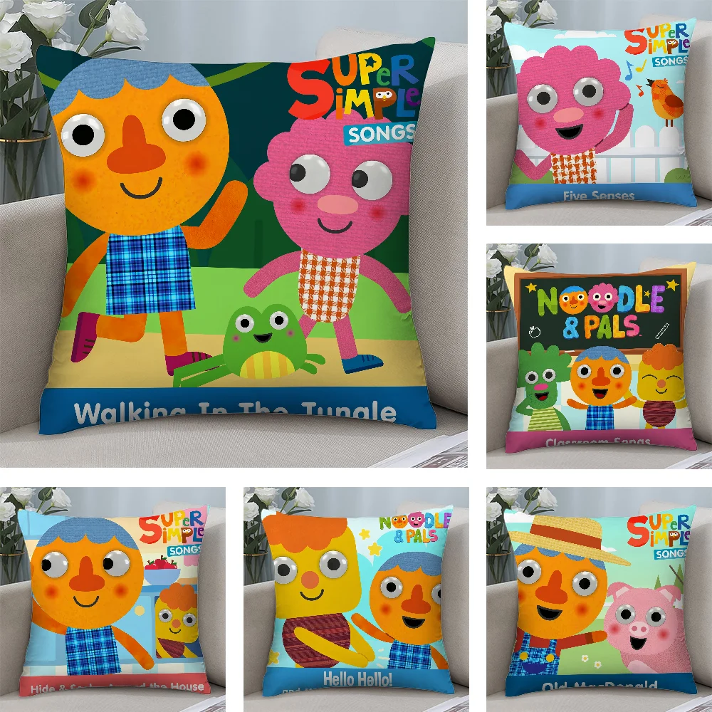 Cartoon N-Noodle & Pals Pillow Case Short Plush Pillow Covers Sofa Decorative Gift Home Double-sided Printing Cushion Cover
Cartoon N-Noodle & Pals Pillow Case Short Plush Pillow Covers Sofa Decorative Gift Home Double-sided Printing Cushion Cover