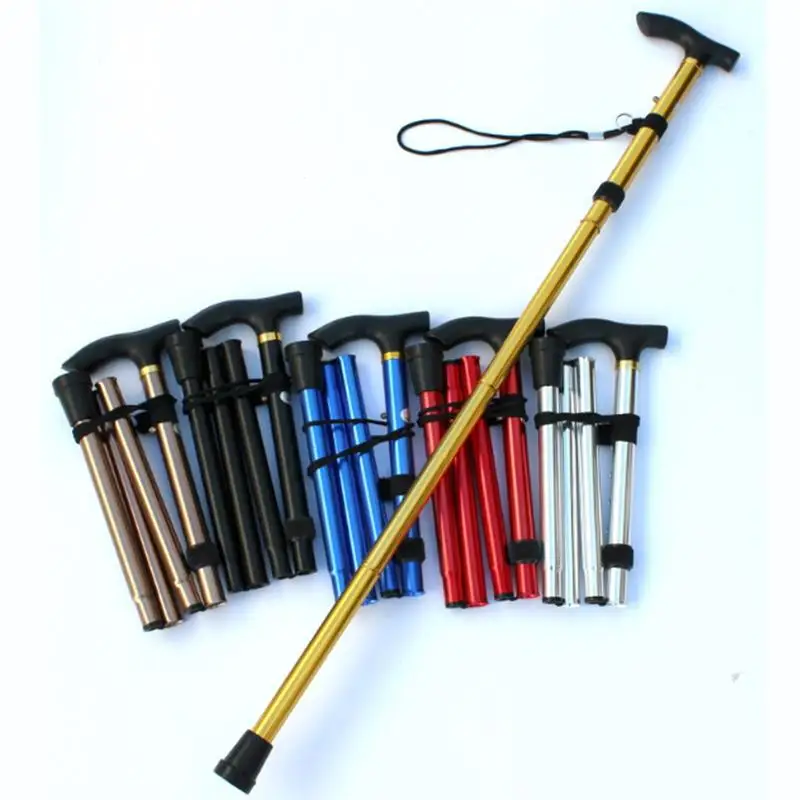 Multifunction Walking Stick Trekking Poles Telescopic Fold Crutches Hiking Stick Crutch Elderly Metal Stick Walking Cane Outdoor
Multifunction Walking Stick Trekking Poles Telescopic Fold Crutches Hiking Stick Crutch Elderly Metal Stick Walking Cane Outdoor