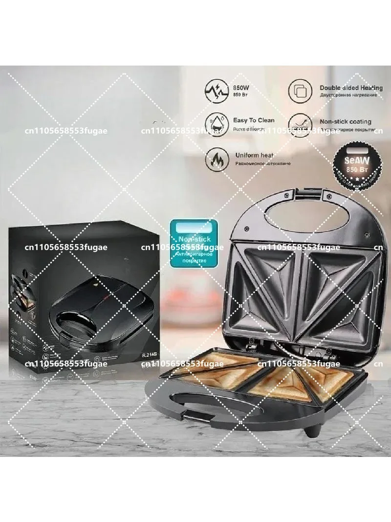 Non-Stick Sandwich Maker Waffle Iron Breakfast Grill Pan for Toast and Bread Baking
Non-Stick Sandwich Maker Waffle Iron Breakfast Grill Pan for Toast and Bread Baking