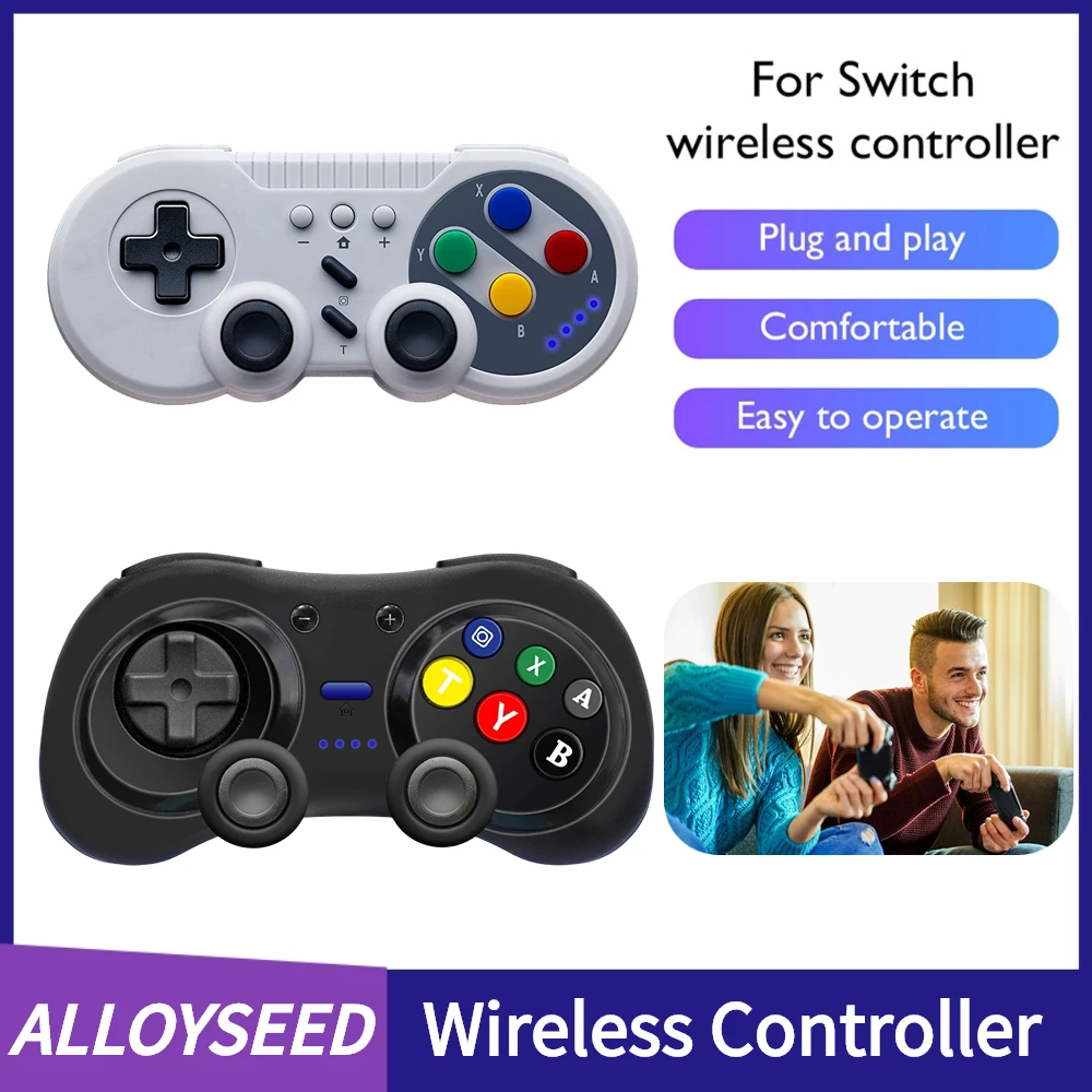 Mini Wireless Handle Built-in Dual Motor Controller Vibration Rocker For NS Switch / Windows Bluetooth Compatible Controller
Mini Wireless Handle Built-in Dual Motor Controller Vibration Rocker For NS Switch / Windows Bluetooth Compatible Controller