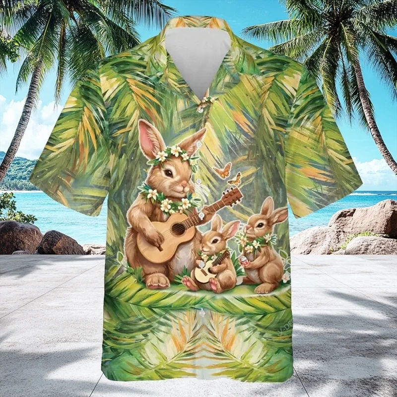 Easter Egg Pattern Hawaiian Shirt For Men Rabbit Flower 3D Print Short Sleeves Summer Street Blouse Surf Beachwear Aloha Shirts
Easter Egg Pattern Hawaiian Shirt For Men Rabbit Flower 3D Print Short Sleeves Summer Street Blouse Surf Beachwear Aloha Shirts