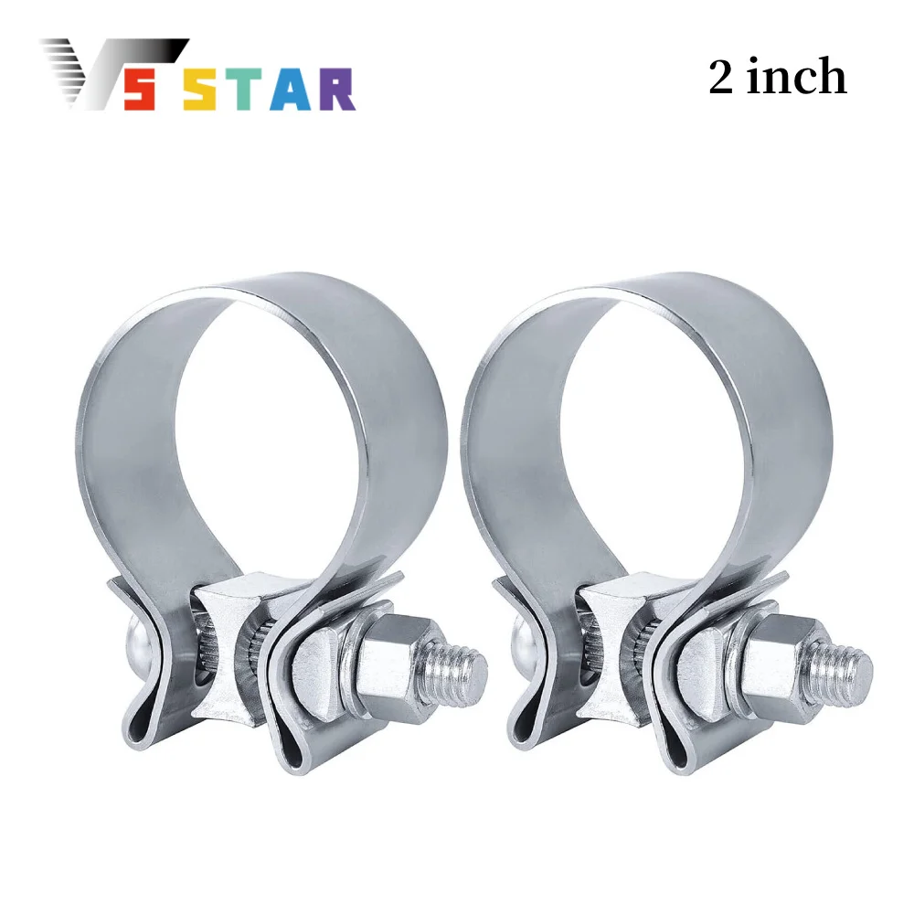 2 шт. универсальные 2-дюймовые высококачественные узкие зажимы для выхлопных газов из нержавеющей стали, уплотнение глушителя, серебристый TP-1066
2 шт. универсальные 2-дюймовые высококачественные узкие зажимы для выхлопных газов из нержавеющей стали, уплотнение глушителя, серебристый TP-1066