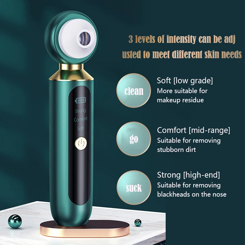 Electric Blackhead Remover - Facial Pore Cleaner & Acne Treatment Device for Oily Skin, Rechargeable Facial Care Kit with LED
Electric Blackhead Remover - Facial Pore Cleaner & Acne Treatment Device for Oily Skin, Rechargeable Facial Care Kit with LED