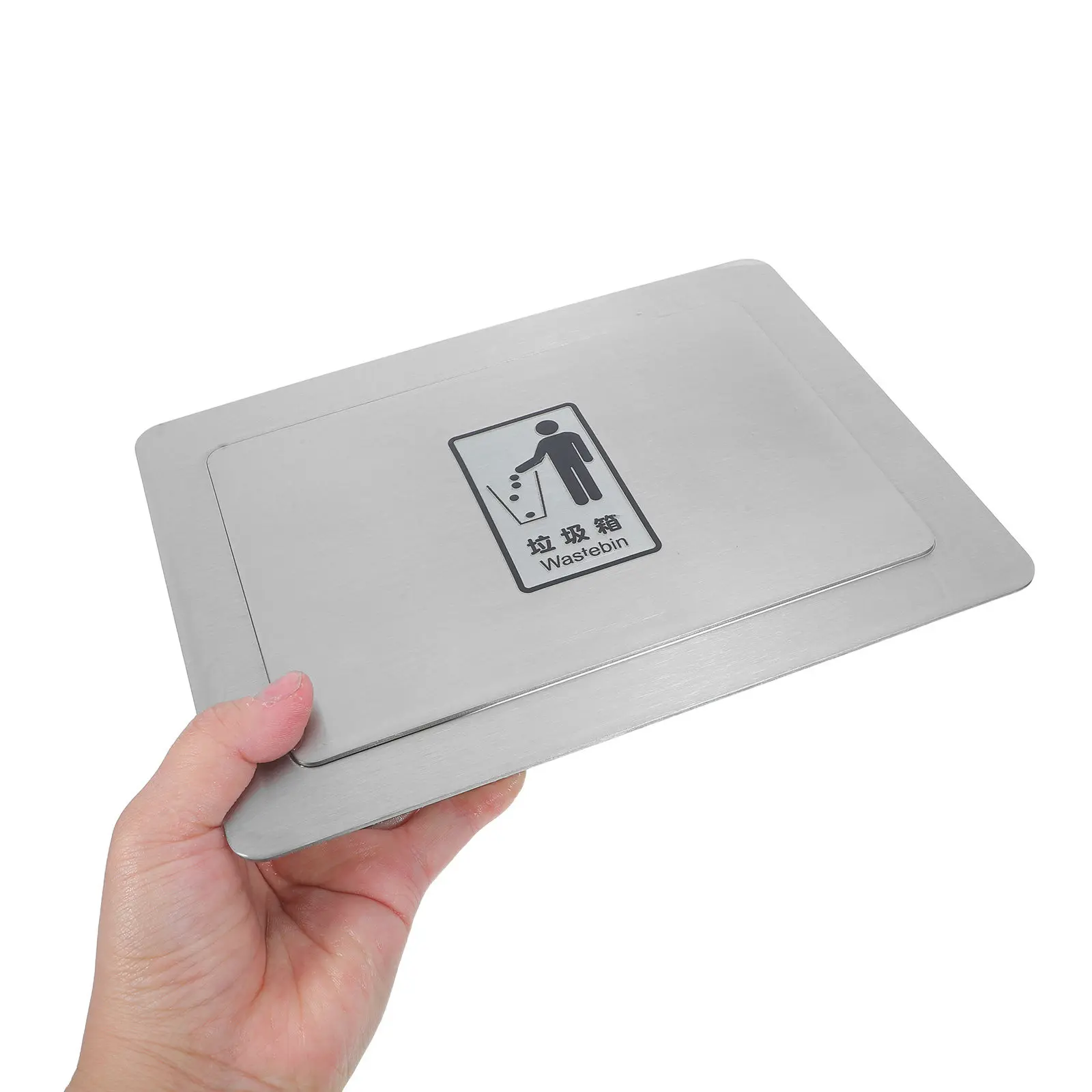 Built-in Stainless Steel Trash Chute Lid Embedded Garbage Bin Cover Side Swing Flap Recessed Waste Disposal Kitchen Cabinet
Built-in Stainless Steel Trash Chute Lid Embedded Garbage Bin Cover Side Swing Flap Recessed Waste Disposal Kitchen Cabinet