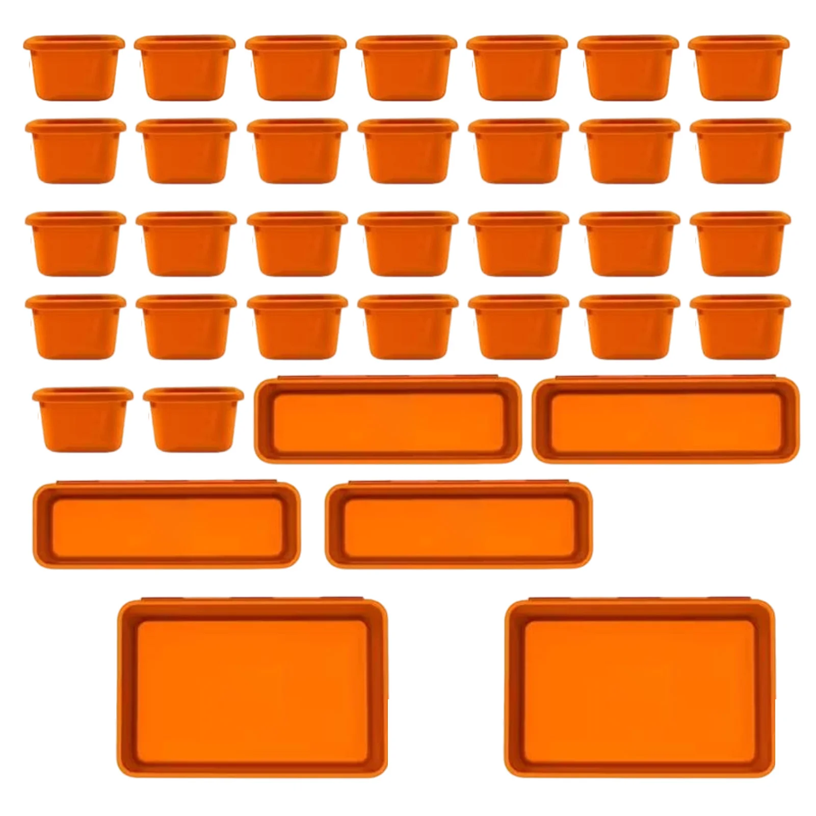 Универсальные ящики для хранения инструментов для самостоятельной организации мелких деталей и аксессуаров, 36 шт., набор органайзеров для инструментов, легкий вес
Универсальные ящики для хранения инструментов для самостоятельной организации мелких деталей и аксессуаров, 36 шт., набор органайзеров для инструментов, легкий вес