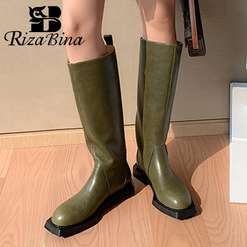 RIZABINA New Women Knee Boots 2023 Real Leather Ins Style Winter Shoes For Woman Fashion Cool Long Boots Footwear Size 34-40
RIZABINA New Women Knee Boots 2023 Real Leather Ins Style Winter Shoes For Woman Fashion Cool Long Boots Footwear Size 34-40