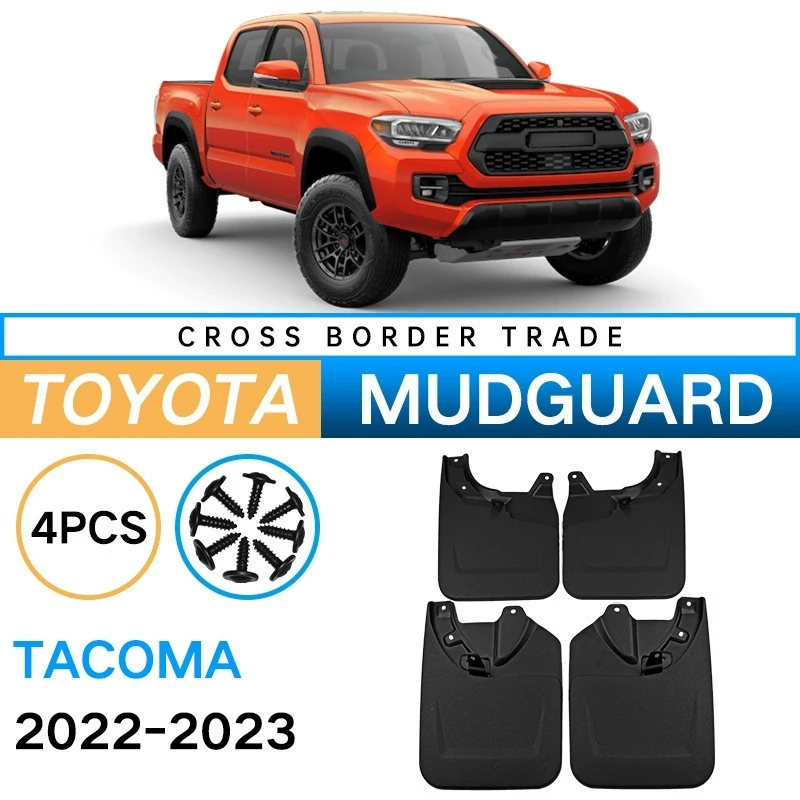 4PCS Front Rear Wheel Mudguards For Toyota Tacoma 2022-2023 Sedan Touring Splash Guards Fender Mud Flaps Car Accessories
4PCS Front Rear Wheel Mudguards For Toyota Tacoma 2022-2023 Sedan Touring Splash Guards Fender Mud Flaps Car Accessories