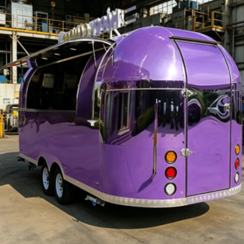 Factory Price New Outdoor Round Mobile Kitchen Fast Food Cart Cooking Equipment Street Food Trailer Snack Food Truck Customized
Factory Price New Outdoor Round Mobile Kitchen Fast Food Cart Cooking Equipment Street Food Trailer Snack Food Truck Customized