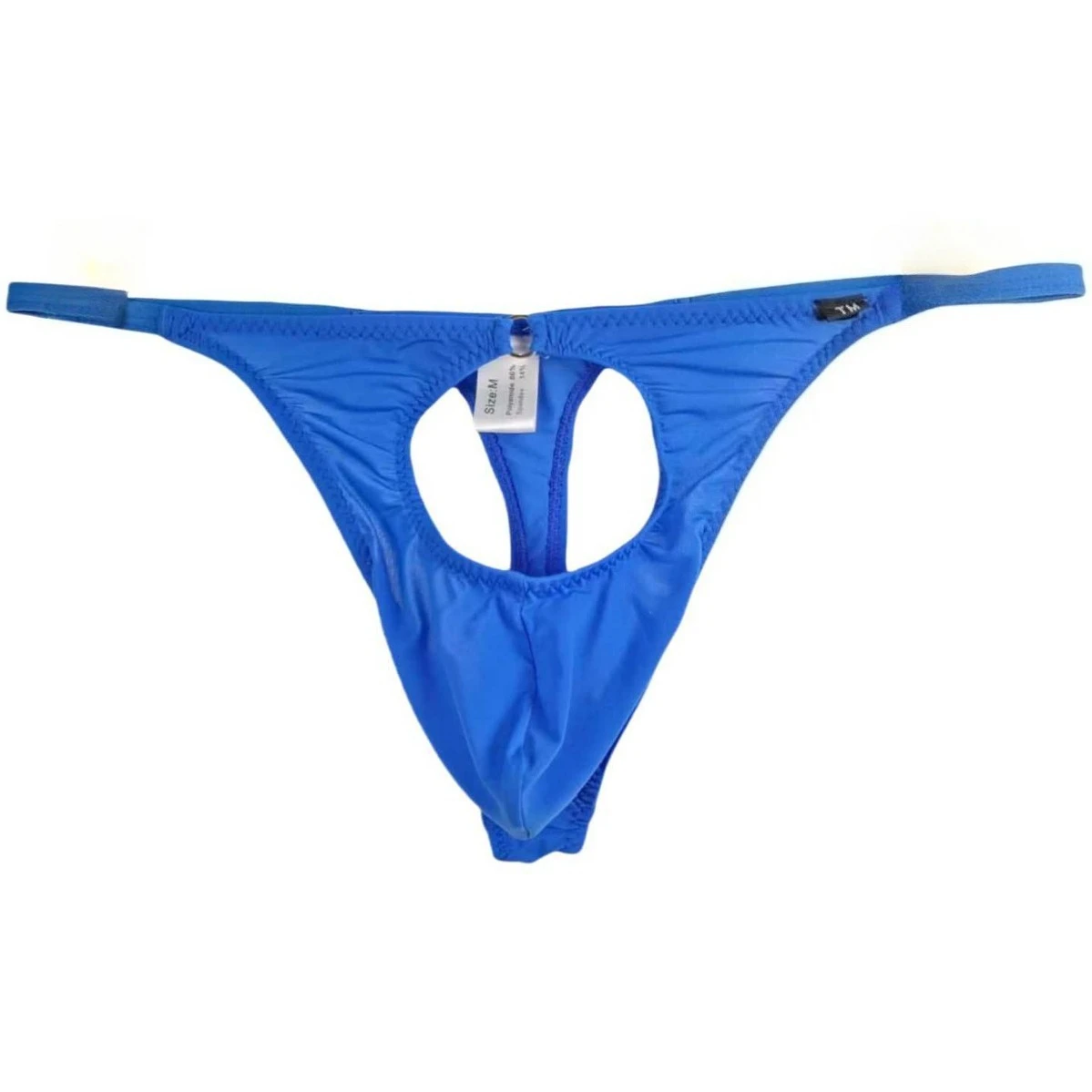Men's Ice Silk Thong, Low-rise Open Front T-back Underwear with Contoured Pouch, High Elastic
Men's Ice Silk Thong, Low-rise Open Front T-back Underwear with Contoured Pouch, High Elastic