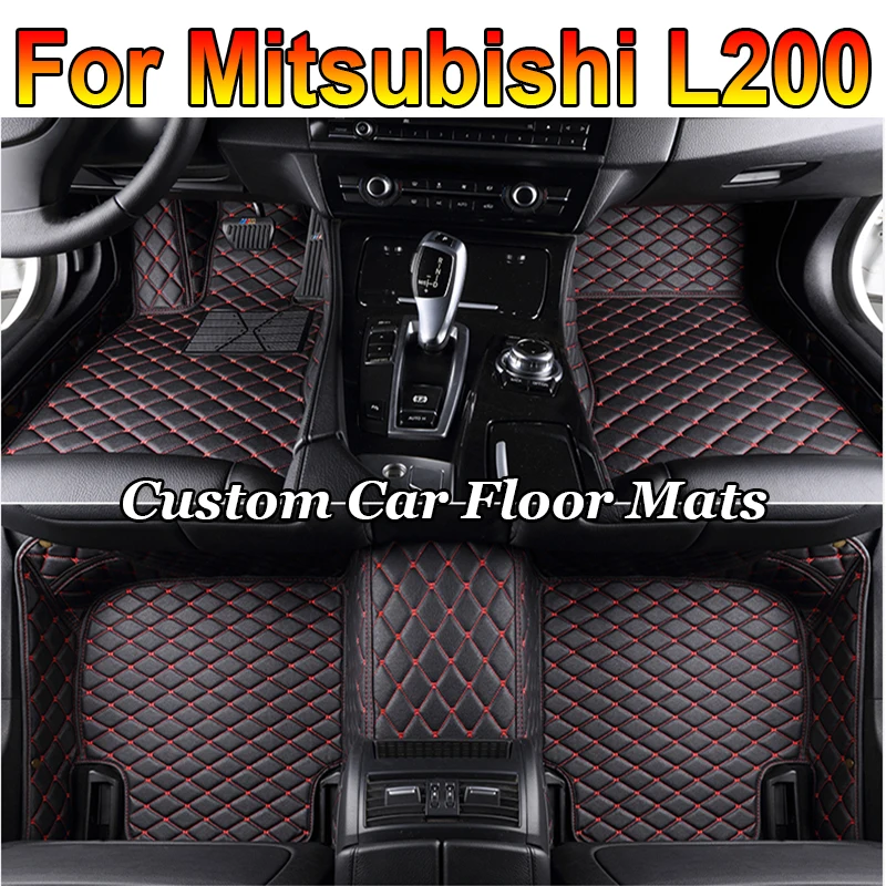 Custom Made Leather Car Floor Mats For Mitsubishi L200 Triton 2016 2017 2018 2019 2020 2021 Carpets Rugs Foot Pads Accessories
Custom Made Leather Car Floor Mats For Mitsubishi L200 Triton 2016 2017 2018 2019 2020 2021 Carpets Rugs Foot Pads Accessories