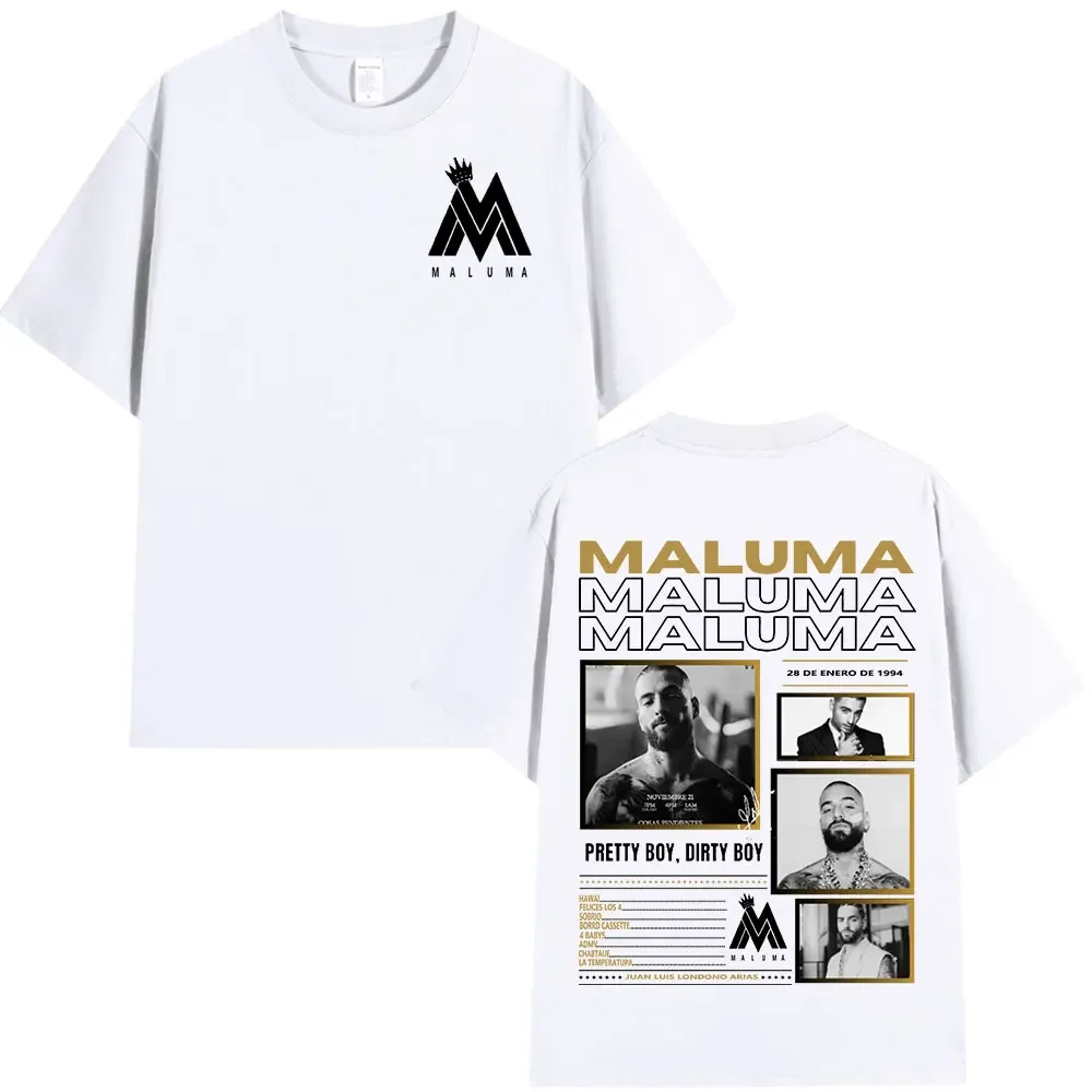 Rapper MALUMA Graphic Printed T-shirt Hip Hop Fashion trend Comfortable loose casual 100% cotton round neck short sleeve T-shirt
Rapper MALUMA Graphic Printed T-shirt Hip Hop Fashion trend Comfortable loose casual 100% cotton round neck short sleeve T-shirt