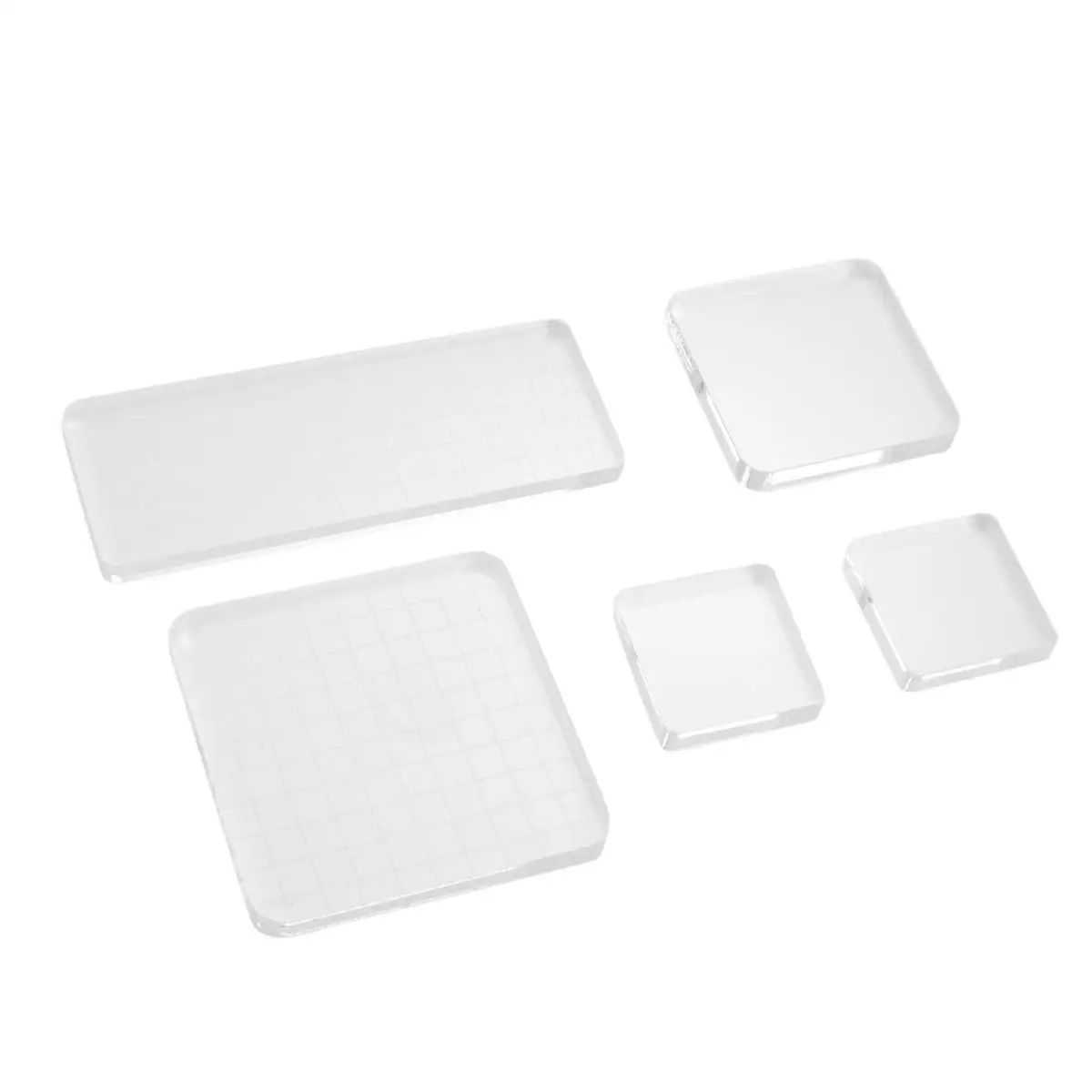 5 Pcs Acrylic Seal Tool Set Smooth Curve Edges Stamp Blocks H le Transparent DIY Stamps High Quality Ideal for Craft Projects
5 Pcs Acrylic Seal Tool Set Smooth Curve Edges Stamp Blocks H le Transparent DIY Stamps High Quality Ideal for Craft Projects