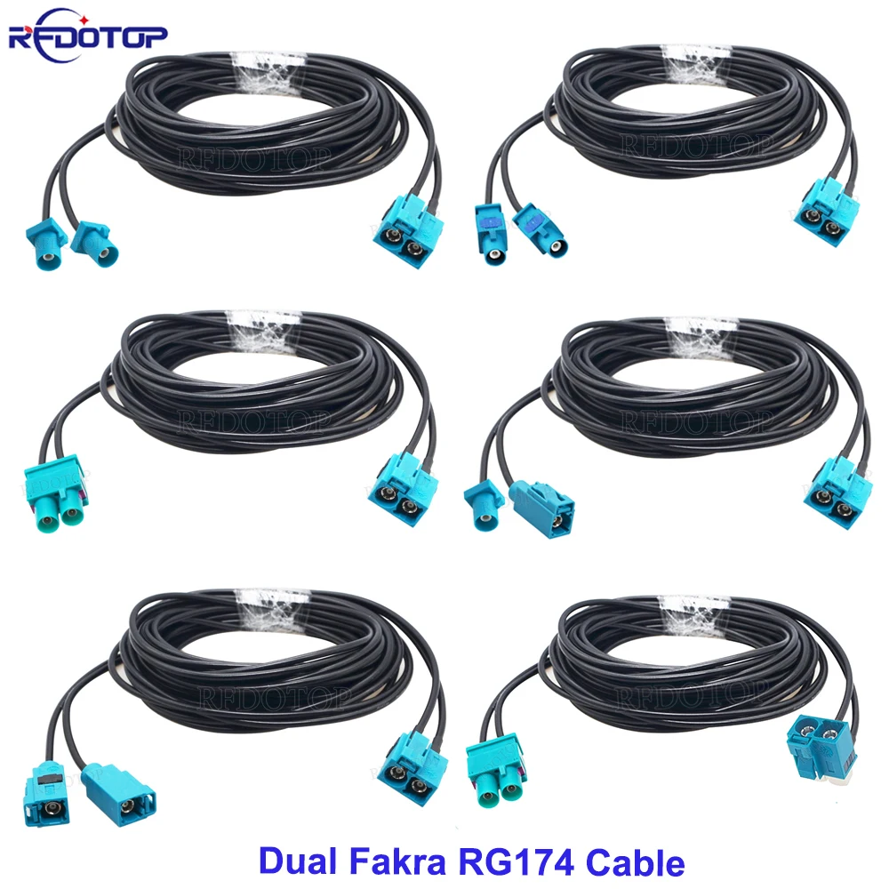 RG174 Twin Fakra Z Female to Dual Fakra Z Male/Female Connector Splitter Cable GPS Antenna Extension Cord RF Coaxial Pigtail
RG174 Twin Fakra Z Female to Dual Fakra Z Male/Female Connector Splitter Cable GPS Antenna Extension Cord RF Coaxial Pigtail