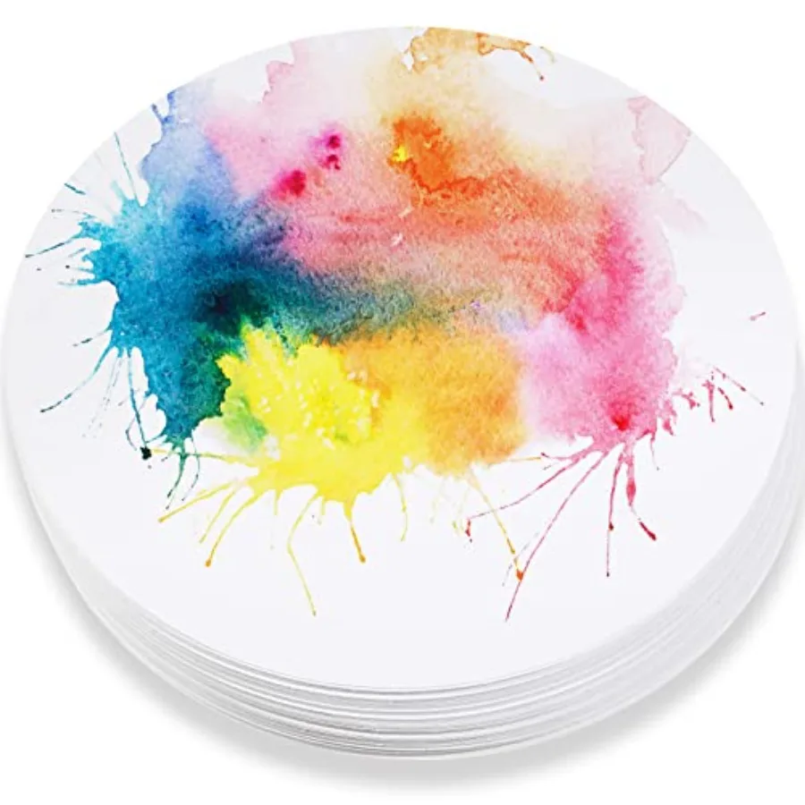 0 Pack Watercolor Paper Round 250 GSM Cold Pressed Watercolor Paper Ideal for Most Wet and Dry Media, Ideal for Begners, Artist
0 Pack Watercolor Paper Round 250 GSM Cold Pressed Watercolor Paper Ideal for Most Wet and Dry Media, Ideal for Begners, Artist
