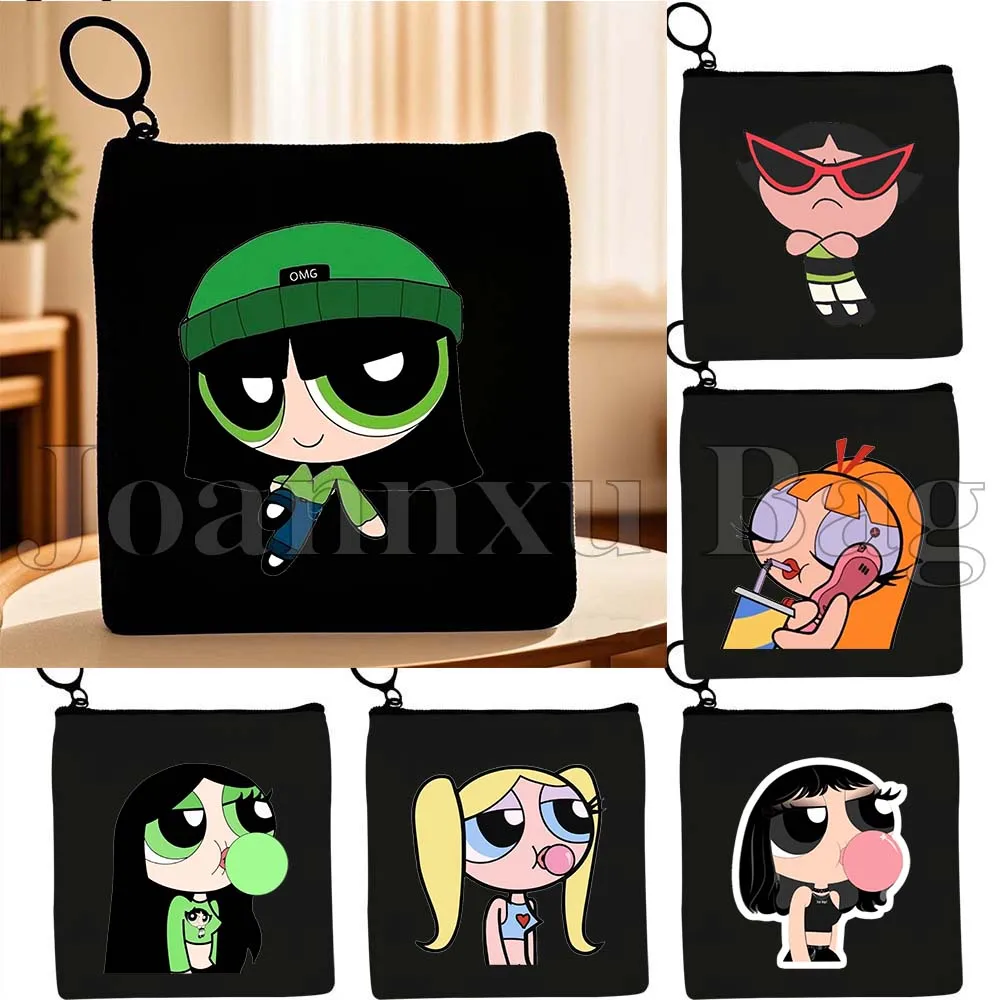 ASTETHIC The Girls Cute Bubbles Tea Powerpuff Hearts Canvas Coin Purse Bag Small Square Bag Key Storage Card Bag Wallet Pouch
ASTETHIC The Girls Cute Bubbles Tea Powerpuff Hearts Canvas Coin Purse Bag Small Square Bag Key Storage Card Bag Wallet Pouch