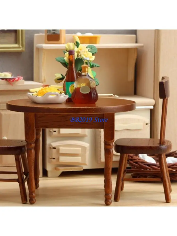 Миниатюрный обеденный стол и стул Q0KB 1/12, безопасная окрашенная мебель для кукольных домиков
Миниатюрный обеденный стол и стул Q0KB 1/12, безопасная окрашенная мебель для кукольных домиков
