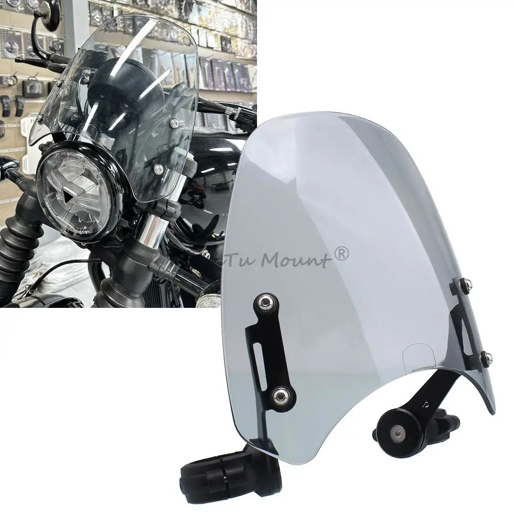 For Triumph Bonneville Bobber 2017-2023 Flyscreen Windshield Wind Screen Motorcycle Modification Accessories With Bracket
For Triumph Bonneville Bobber 2017-2023 Flyscreen Windshield Wind Screen Motorcycle Modification Accessories With Bracket