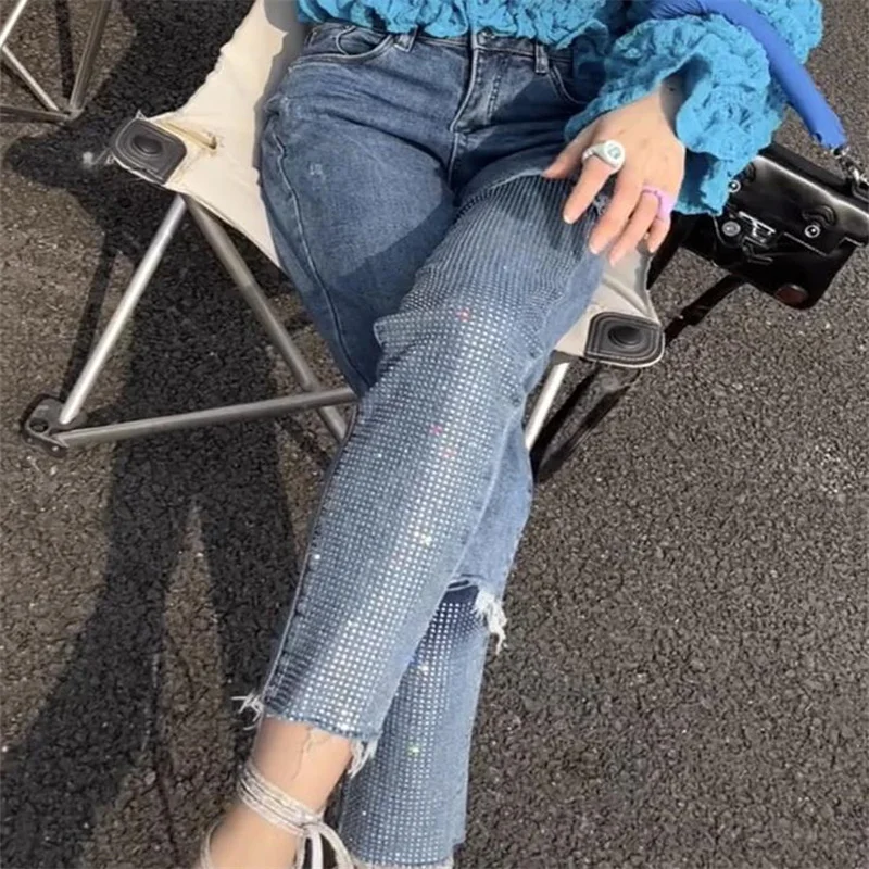 2022 personalized stitch drill feet jeans women high waist slim denim stretch pencil pants
2022 personalized stitch drill feet jeans women high waist slim denim stretch pencil pants