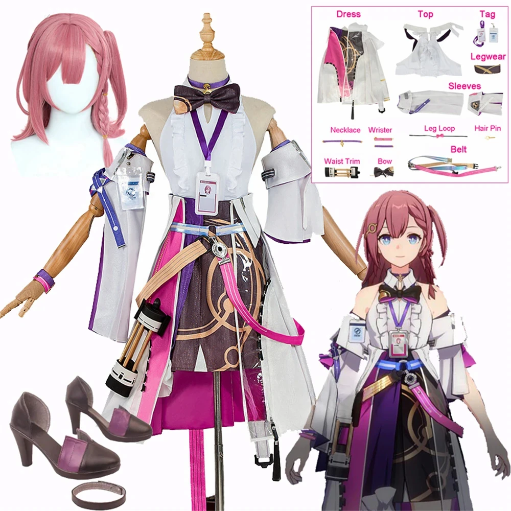 Asta Cosplay Honkai Star Rail Cosplay Asta Costume JK Dress Game HSR Cosplay Outfit Shoes Wig Anime Carnival Costume For Women
Asta Cosplay Honkai Star Rail Cosplay Asta Costume JK Dress Game HSR Cosplay Outfit Shoes Wig Anime Carnival Costume For Women