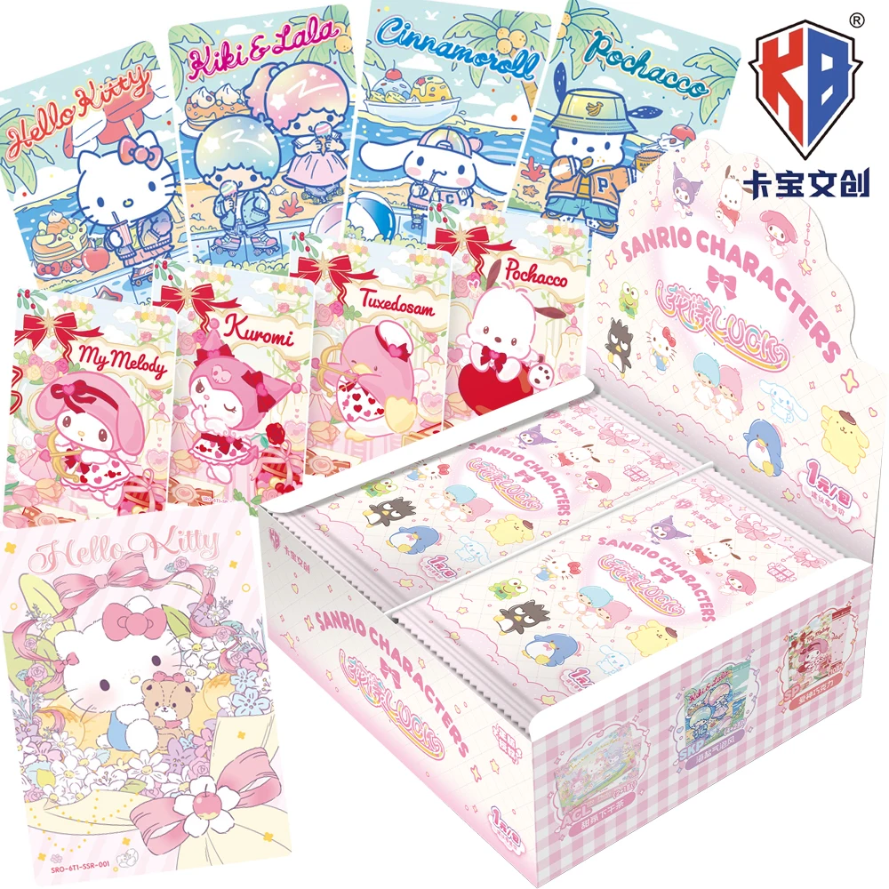 Подлинные коллекционные карты персонажей Kabao Sanrio, мультяшные IP-звезды Kuromi Pochacco, сладкие и радостные моменты, карты Polaroid, подарки
Подлинные коллекционные карты персонажей Kabao Sanrio, мультяшные IP-звезды Kuromi Pochacco, сладкие и радостные моменты, карты Polaroid, подарки