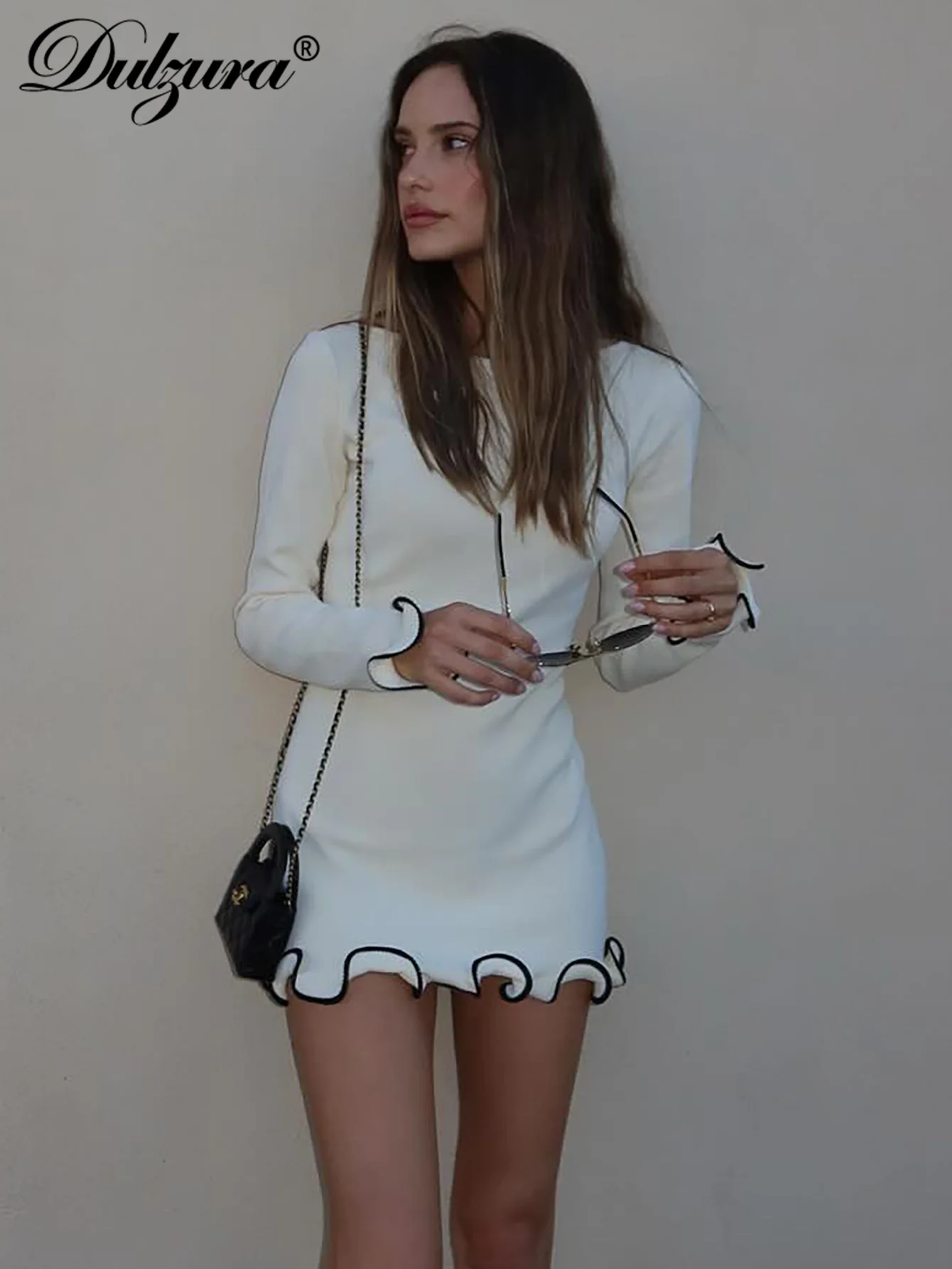 Dulzura O-Neck Long Sleeves Ruffles Patchwork Bodycon Mini Dress Sexy Elegant Outfit Party Club Streetwear Autumn Winter Clothes
Dulzura O-Neck Long Sleeves Ruffles Patchwork Bodycon Mini Dress Sexy Elegant Outfit Party Club Streetwear Autumn Winter Clothes