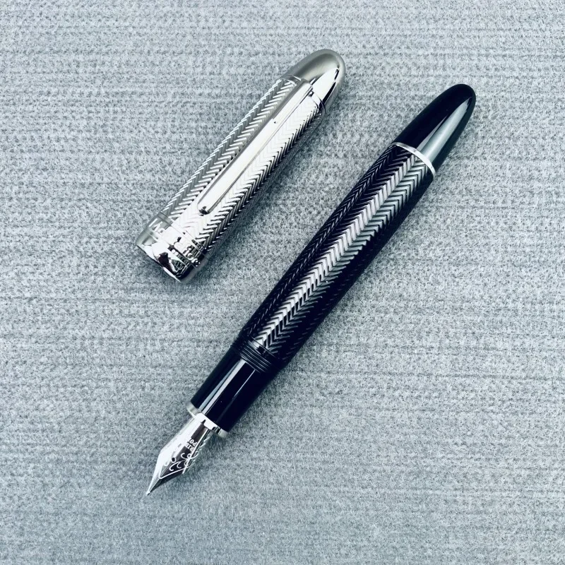 New Montefiore Luxury Brass Metal Large Fountain Pen 6#/35# F Fine Nib German Engineering Style Design High Ink Absorption W
New Montefiore Luxury Brass Metal Large Fountain Pen 6#/35# F Fine Nib German Engineering Style Design High Ink Absorption W