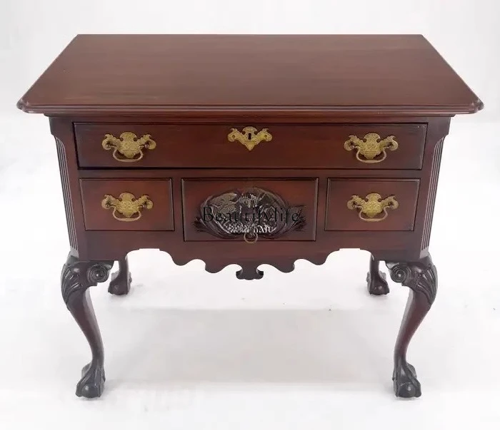 American carved entrance table European retro simple entry solid wood chest villa dresser decorative cabinet 
American carved entrance table European retro simple entry solid wood chest villa dresser decorative cabinet