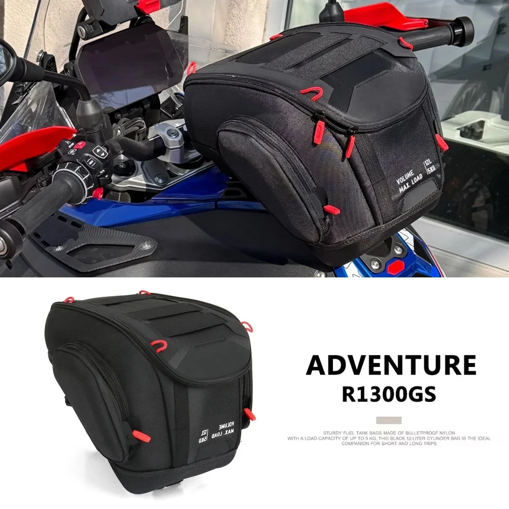 Мотоциклетная водонепроницаемая сумка для топливного бака с логотипом, 12 л, портативный рюкзак для инструментов для BMW R1300GS Adventure GS1300 R 1300 GS ADV 2024 2025 
Мотоциклетная водонепроницаемая сумка для топливного бака с логотипом, 12 л, портативный рюкзак для инструментов для BMW R1300GS Adventure GS1300 R 1300 GS ADV 2024 2025