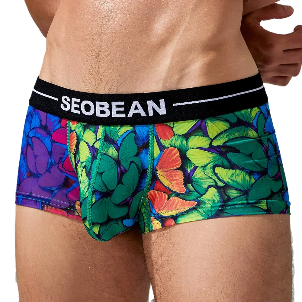 Модное нижнее белье Seobean, мужские боксеры из ледяного шелка, сексуальные U-образные выпуклые мужские трусы с низкой талией, мужские боксеры, короткие слипоны, мужское нижнее белье, одежда
Модное нижнее белье Seobean, мужские боксеры из ледяного шелка, сексуальные U-образные выпуклые мужские трусы с низкой талией, мужские боксеры, короткие слипоны, мужское нижнее белье, одежда
