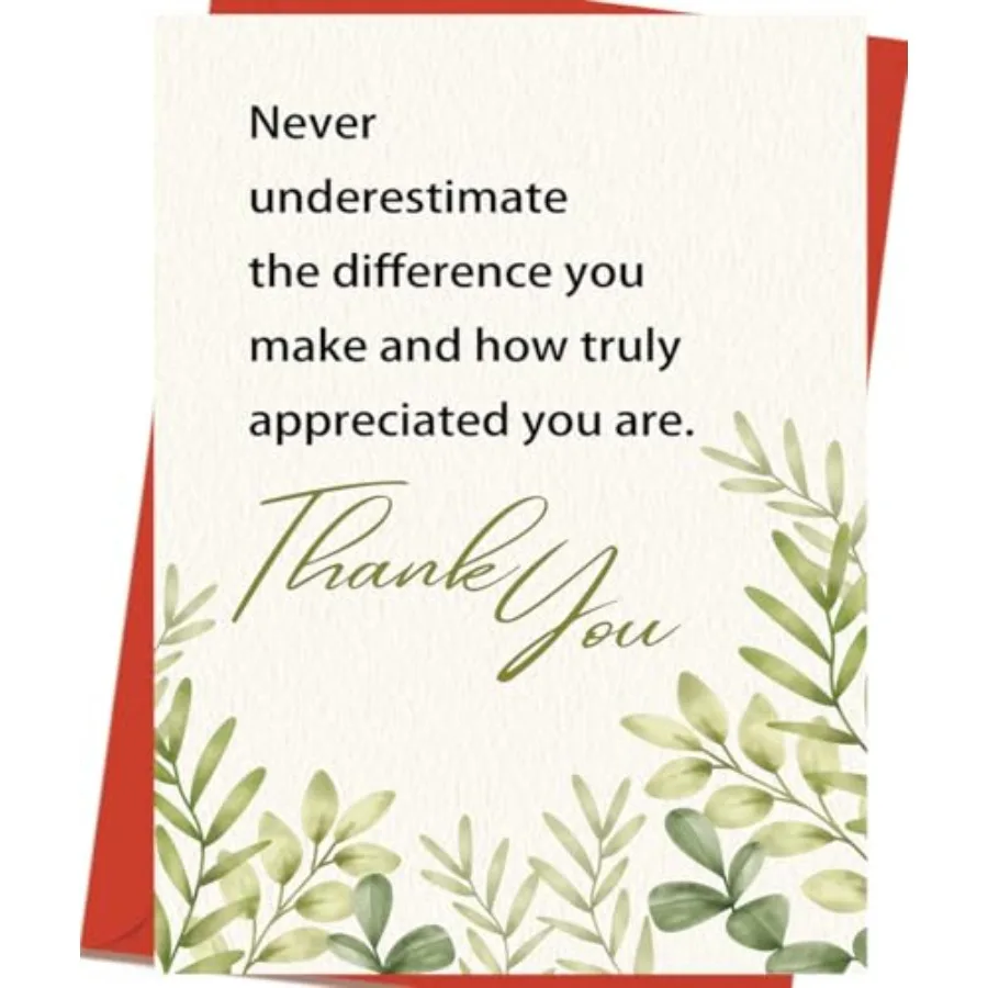 Comfort Thank You New Card, Appreciation Card for Coworker Boss Staff Teacher, Thank You Gifts for Men Women Daughter Son Medic
Comfort Thank You New Card, Appreciation Card for Coworker Boss Staff Teacher, Thank You Gifts for Men Women Daughter Son Medic