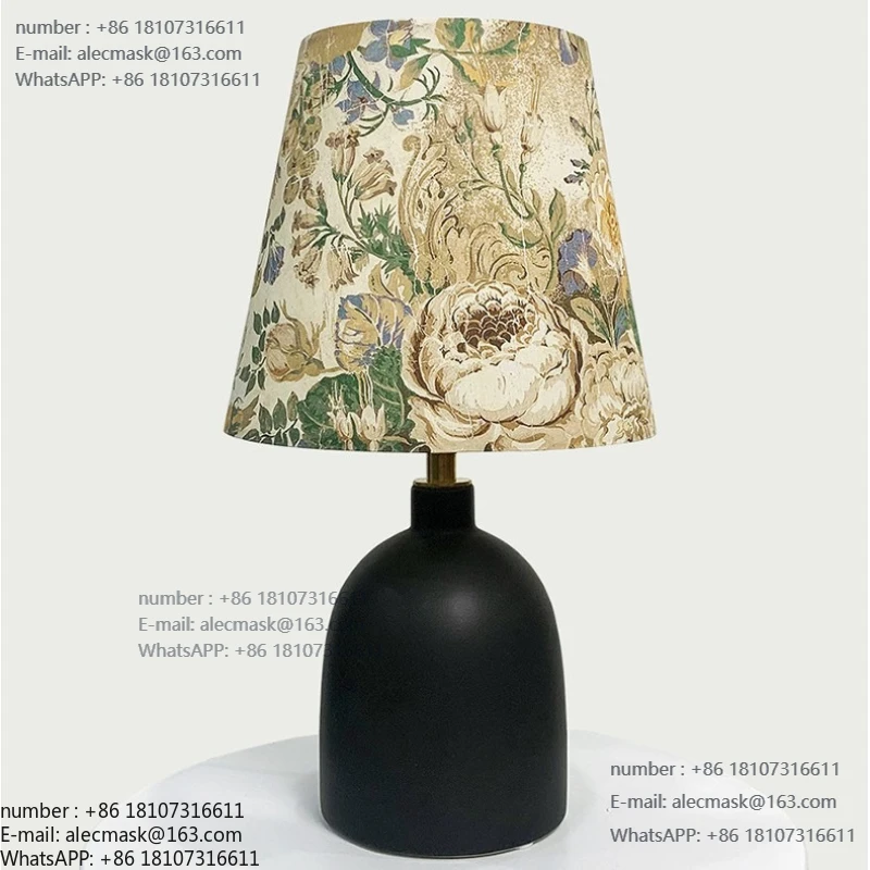 Round bottom fabric desk lamp creative medieval atmosphere lamp gift gift
Round bottom fabric desk lamp creative medieval atmosphere lamp gift gift