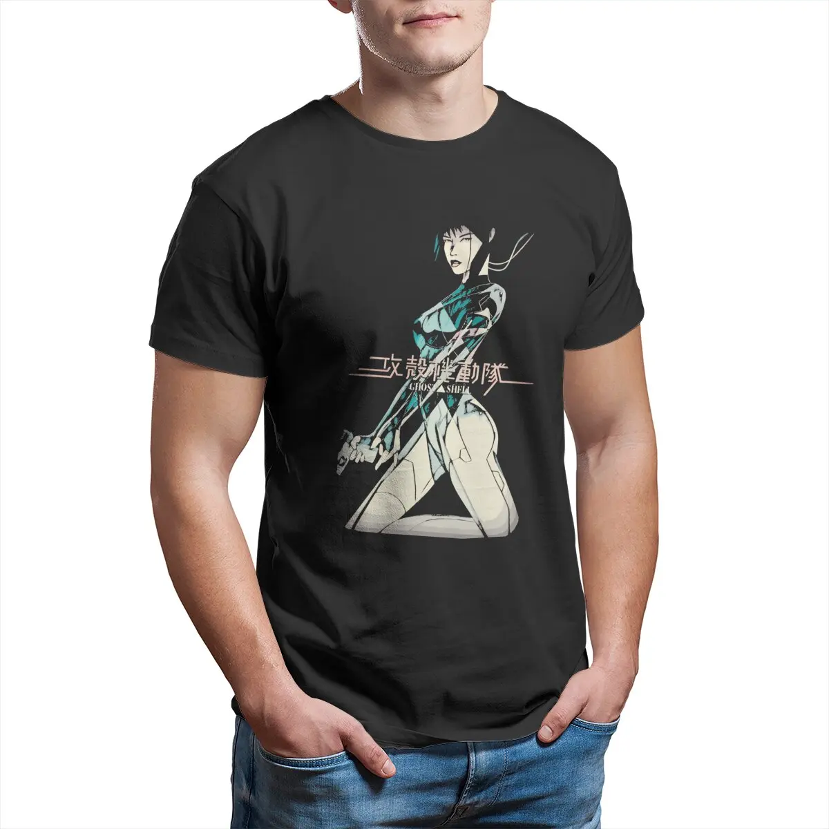 Ghost in the Shell 100% Cotton Clothing Artificial Intelligence anime movies cyborg Casual Printed manga T-Shirt for fans
Ghost in the Shell 100% Cotton Clothing Artificial Intelligence anime movies cyborg Casual Printed manga T-Shirt for fans