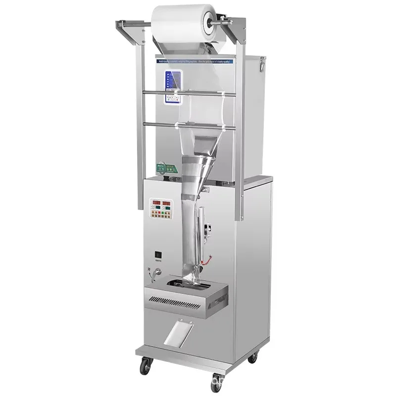 1-500g Vertical Small Nitrogen Snack Puffed Food Popcorn Potato Chips Filling and Packing Machine Snack Popcorn Potato Chips
1-500g Vertical Small Nitrogen Snack Puffed Food Popcorn Potato Chips Filling and Packing Machine Snack Popcorn Potato Chips