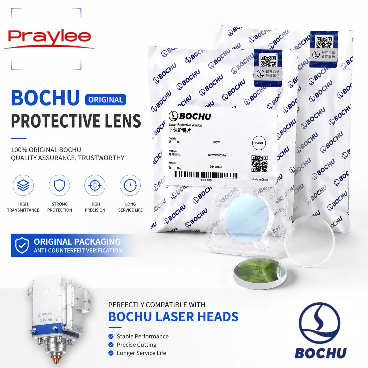 BOCI Original Laser Protective Lens 34x5 21.5x2 25.4x4 20KW 30KW Laser Protection Windows BLT641 421 831 Fiber Laser Cutting Hea
BOCI Original Laser Protective Lens 34x5 21.5x2 25.4x4 20KW 30KW Laser Protection Windows BLT641 421 831 Fiber Laser Cutting Hea