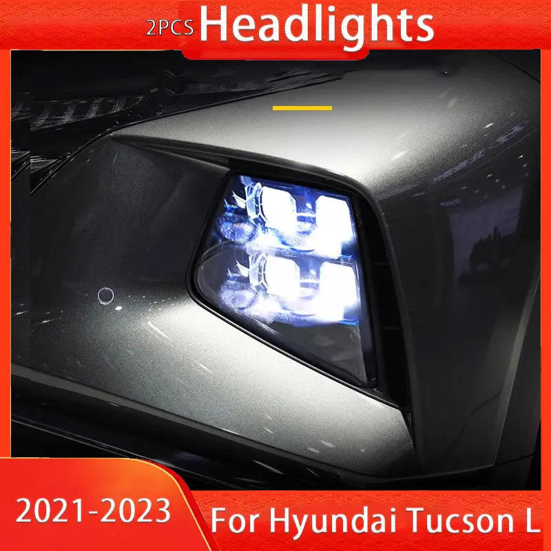Автомобильный Стайлинг для Hyundai Tucson фары головного света 2021-2024 Tucson фары Tucson L DRL поворотный сигнал Ближний дальний луч проекционный объектив
Автомобильный Стайлинг для Hyundai Tucson фары головного света 2021-2024 Tucson фары Tucson L DRL поворотный сигнал Ближний дальний луч проекционный объектив