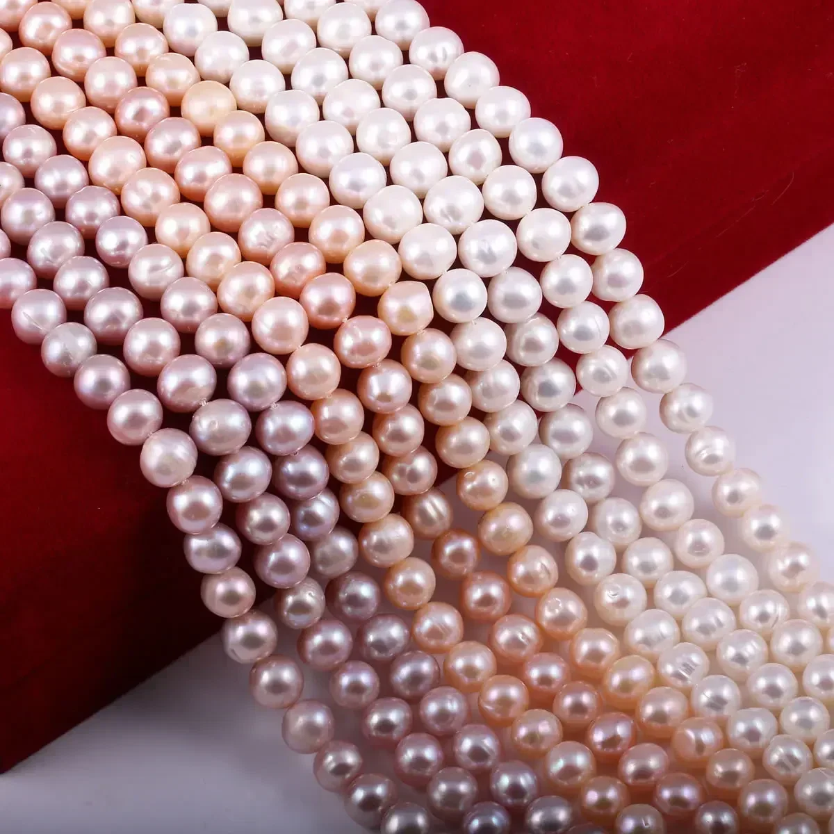 Natural Freshwater Non nuclear Pearls Near-Round Shaped Beads For Jewelry Making Bracelet Necklace For Women Gift Accessories
Natural Freshwater Non nuclear Pearls Near-Round Shaped Beads For Jewelry Making Bracelet Necklace For Women Gift Accessories