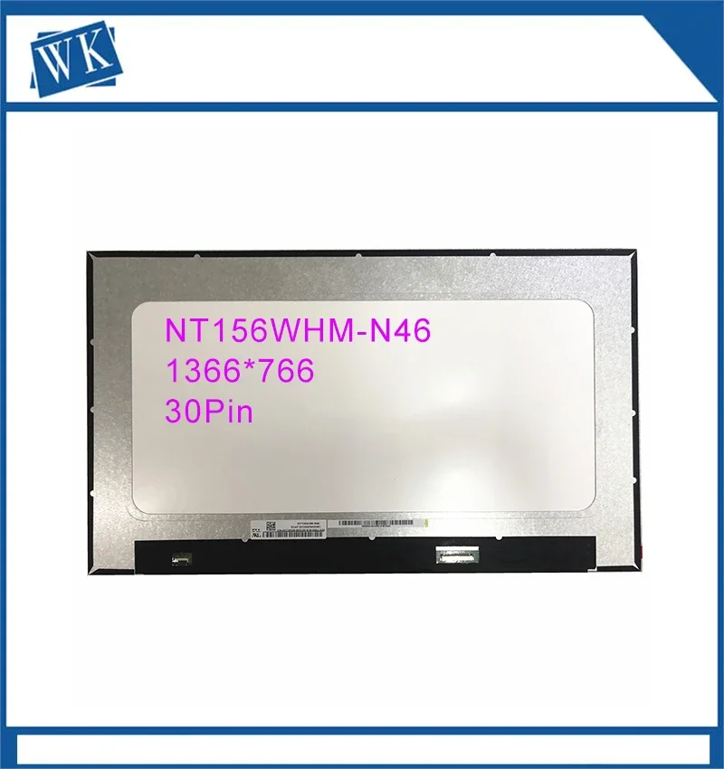 15.6" Laptop NT156WHM-N46/N4T N156BGA-E53 N156XTN08.2 1366*768 Display 30 pins Slim Matrix Panel Replacement
15.6" Laptop NT156WHM-N46/N4T N156BGA-E53 N156XTN08.2 1366*768 Display 30 pins Slim Matrix Panel Replacement