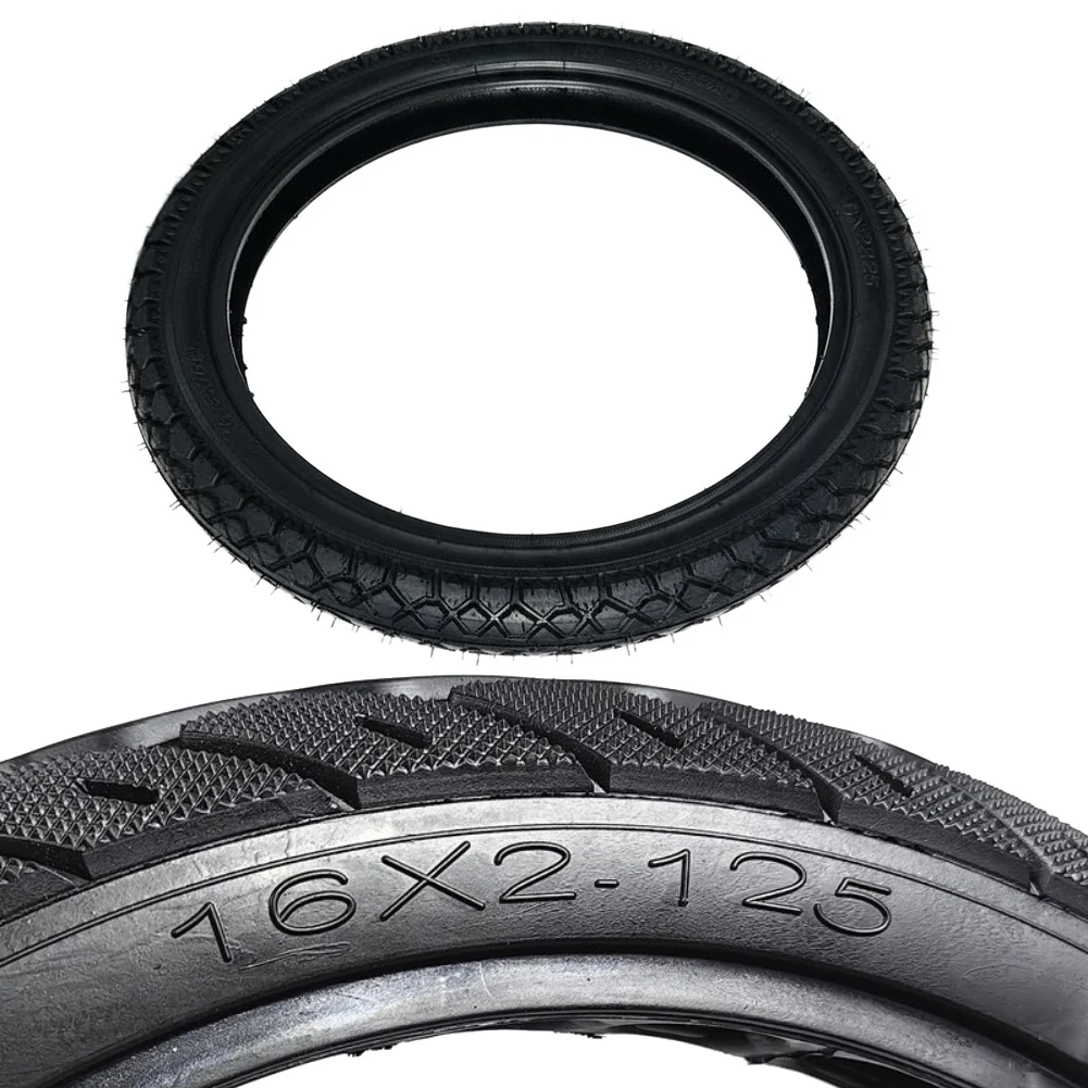 16 Inch 16x2 125 Solid Tire for Electric Scooter and Bike with Puncture Proof Design and Excellent Grip on Different Surfaces
16 Inch 16x2 125 Solid Tire for Electric Scooter and Bike with Puncture Proof Design and Excellent Grip on Different Surfaces