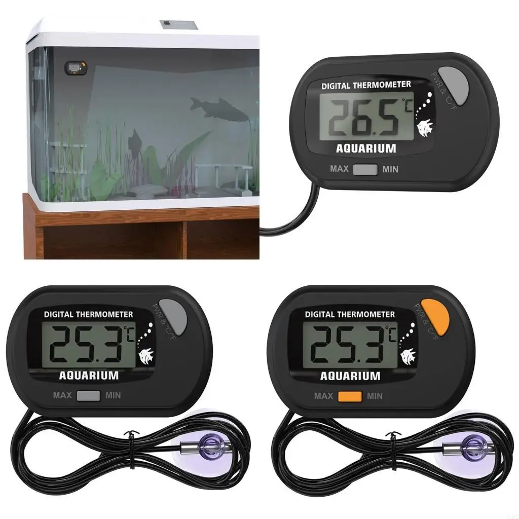 Внешний цифровой аквариумный термометр, мониторы температуры в аквариуме, точный цифровой дисплей, измерительный инструмент для
Внешний цифровой аквариумный термометр, мониторы температуры в аквариуме, точный цифровой дисплей, измерительный инструмент для