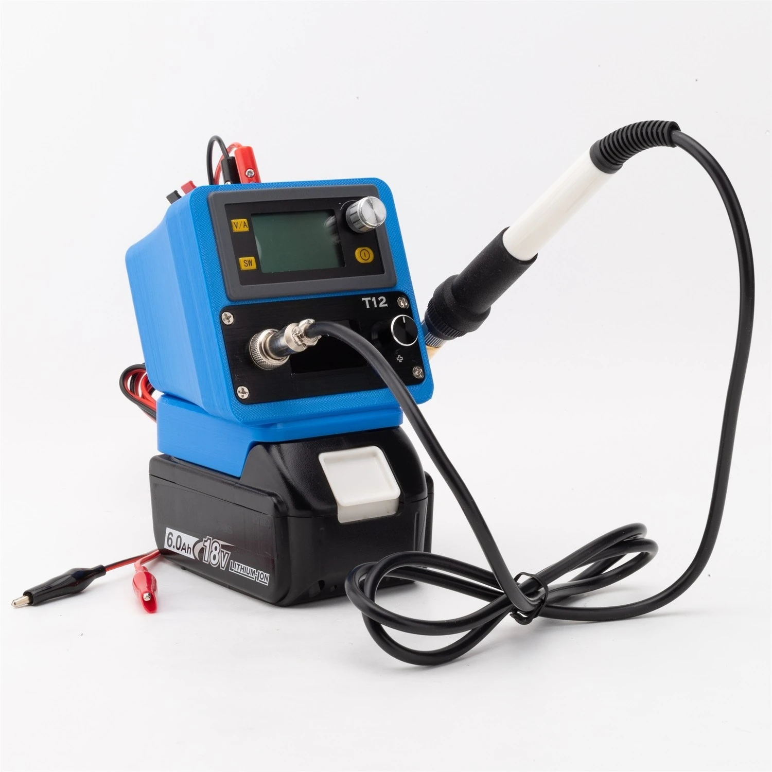 Soldering Iron + Power Supply T12 OLED Fast Heating °C/°F Free Switching For Makita 18V Battery Soldering Station(NO Battery)
Soldering Iron + Power Supply T12 OLED Fast Heating °C/°F Free Switching For Makita 18V Battery Soldering Station(NO Battery)